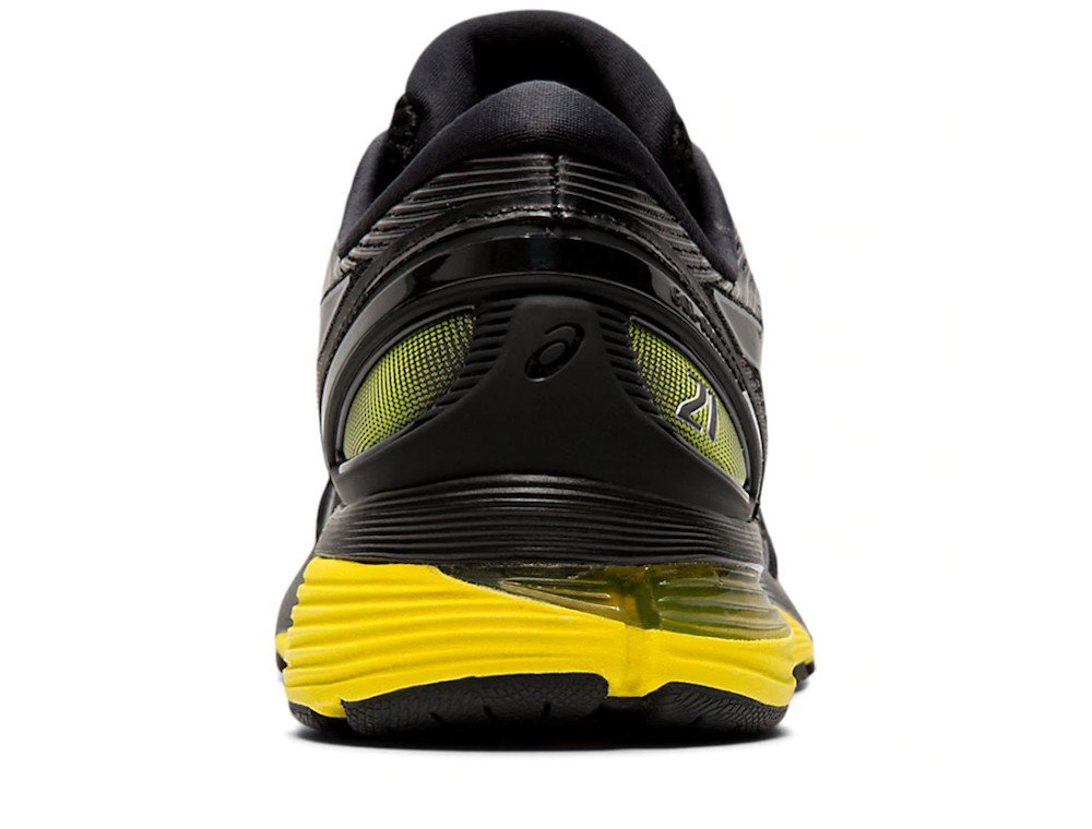 asics gel-nimbus 21 black / lemon spark asics gel-nimbus 21 black / lemon spark