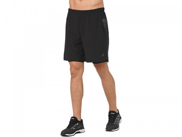 asics 2in1 7in short performance black asics 2in1 7in short performance black