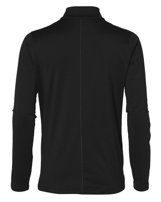 asics silver ls 1/2 zip winter top performance black asics silver ls 1/2 zip winter top performance black