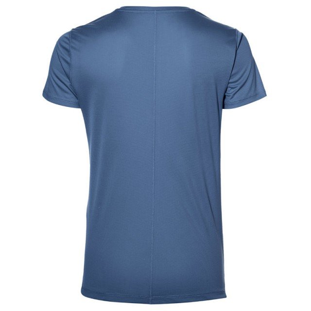 asics silver short sleeve top blue asics silver short sleeve top blue