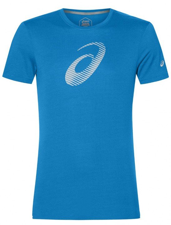 asics gpx short sleeve top race blue asics gpx short sleeve top race blue