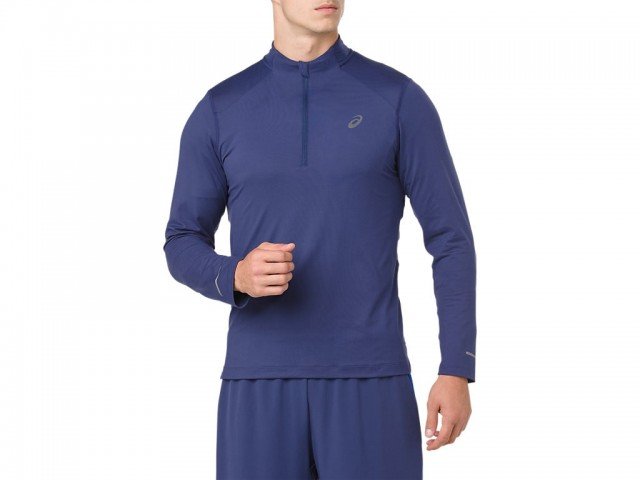 asics long sleeve jersey indigo blue asics long sleeve jersey indigo blue