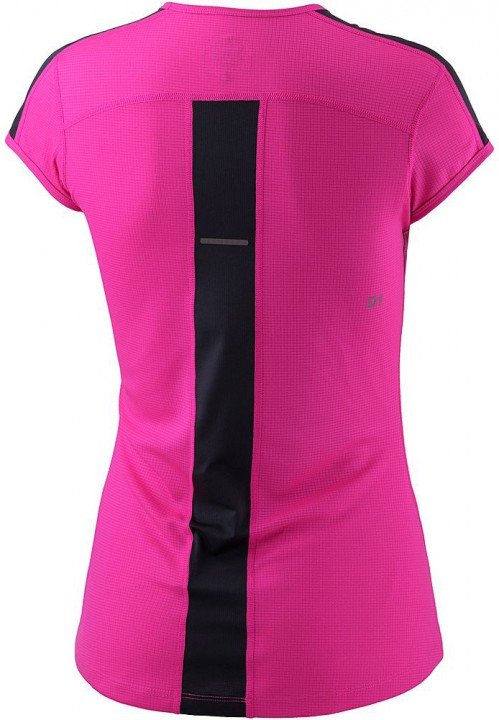 asics short sleeve top pink black asics short sleeve top pink black
