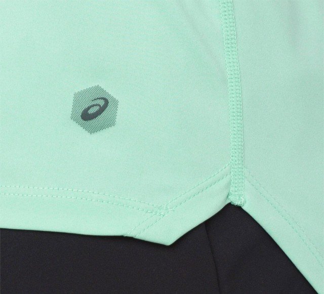 asics capsleeve top opal green asics capsleeve top opal green