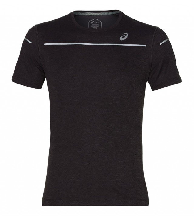 asics lite-show ss top black asics lite-show ss top black