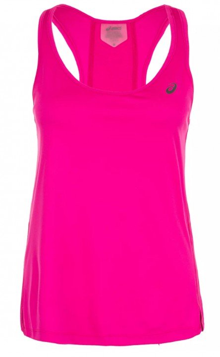 asics loose tank pink rave asics loose tank pink rave