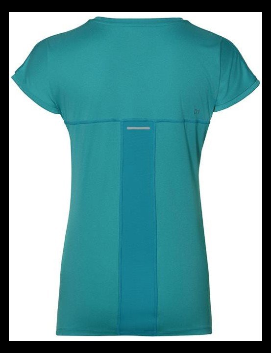 asics capsleeve top lake blue asics capsleeve top lake blue