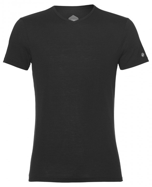 asics essential short sleeve top hex performance black asics essential short sleeve top hex performance black