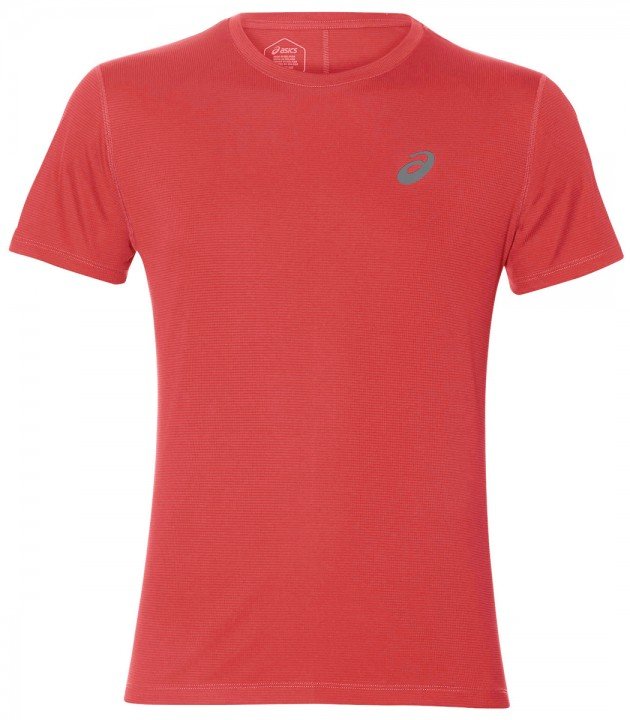 asics silver short sleeve top classic red asics silver short sleeve top classic red