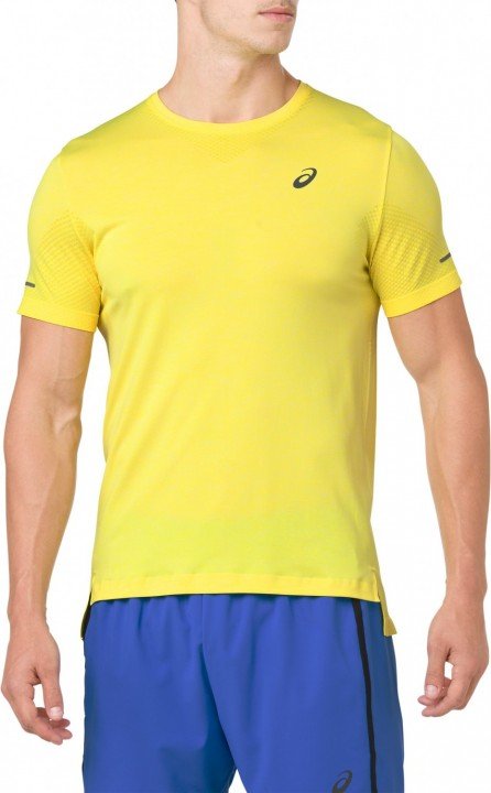 asics seamless ss lemon spark yellow asics seamless ss lemon spark yellow