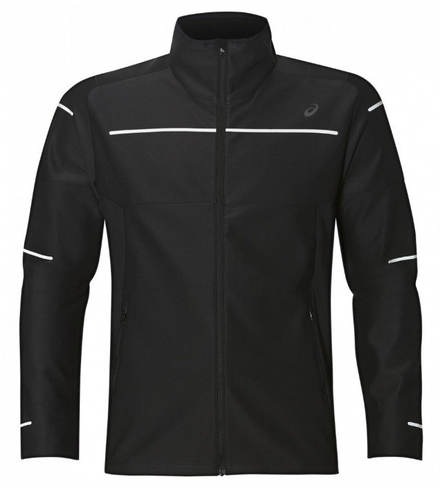 asics lite-show winter jacket black asics lite-show winter jacket black