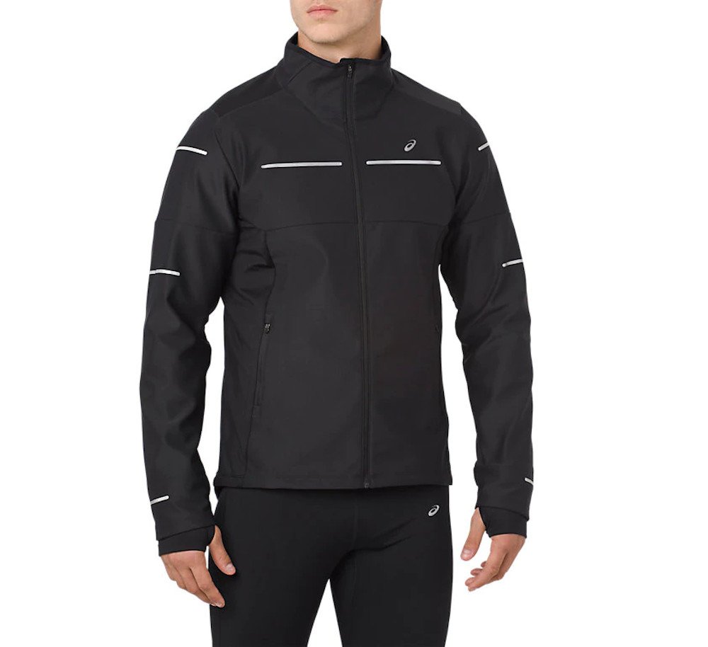 asics lite-show winter jacket black asics lite-show winter jacket black