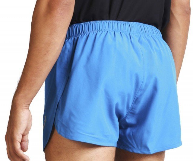 asics silver split short blue asics silver split short blue