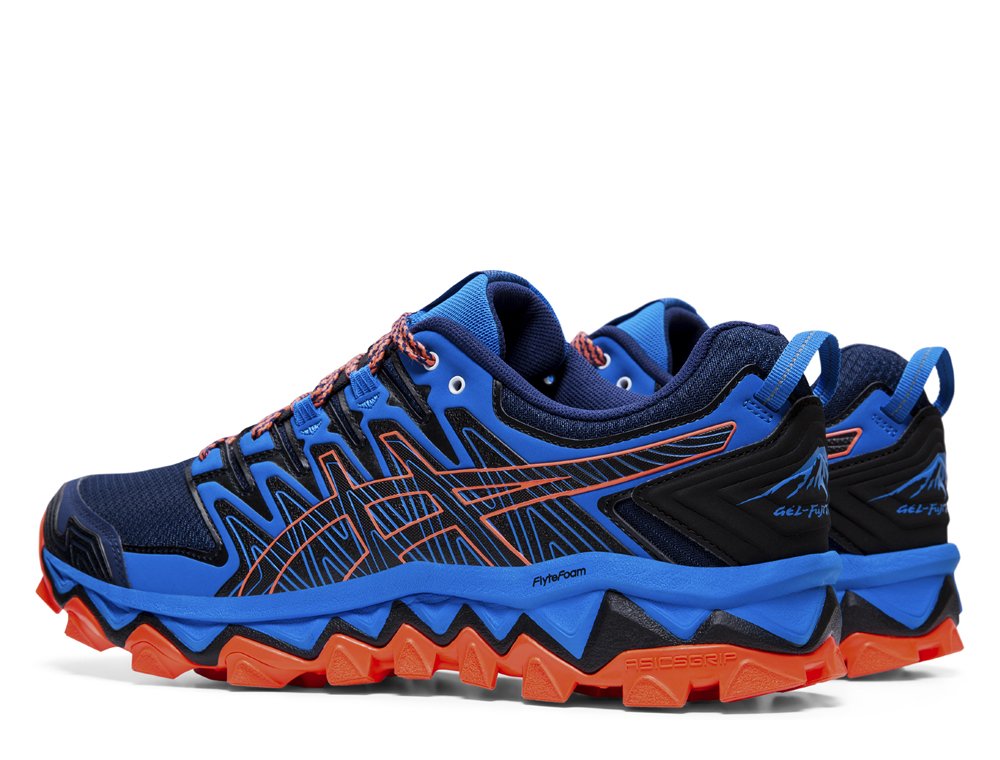 asics fujitrabuco 7 m niebiesko-czarne asics fujitrabuco 7 m niebiesko-czarne