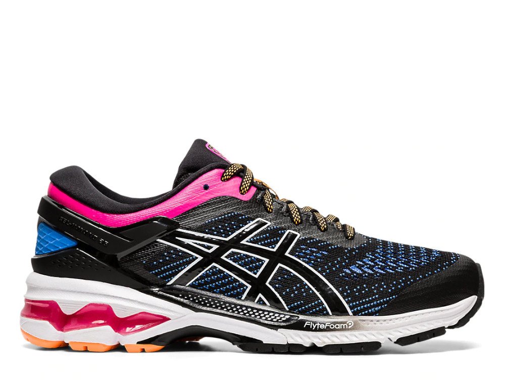 asics gel-kayano 26 w czarno-różowe asics gel-kayano 26 w czarno-różowe