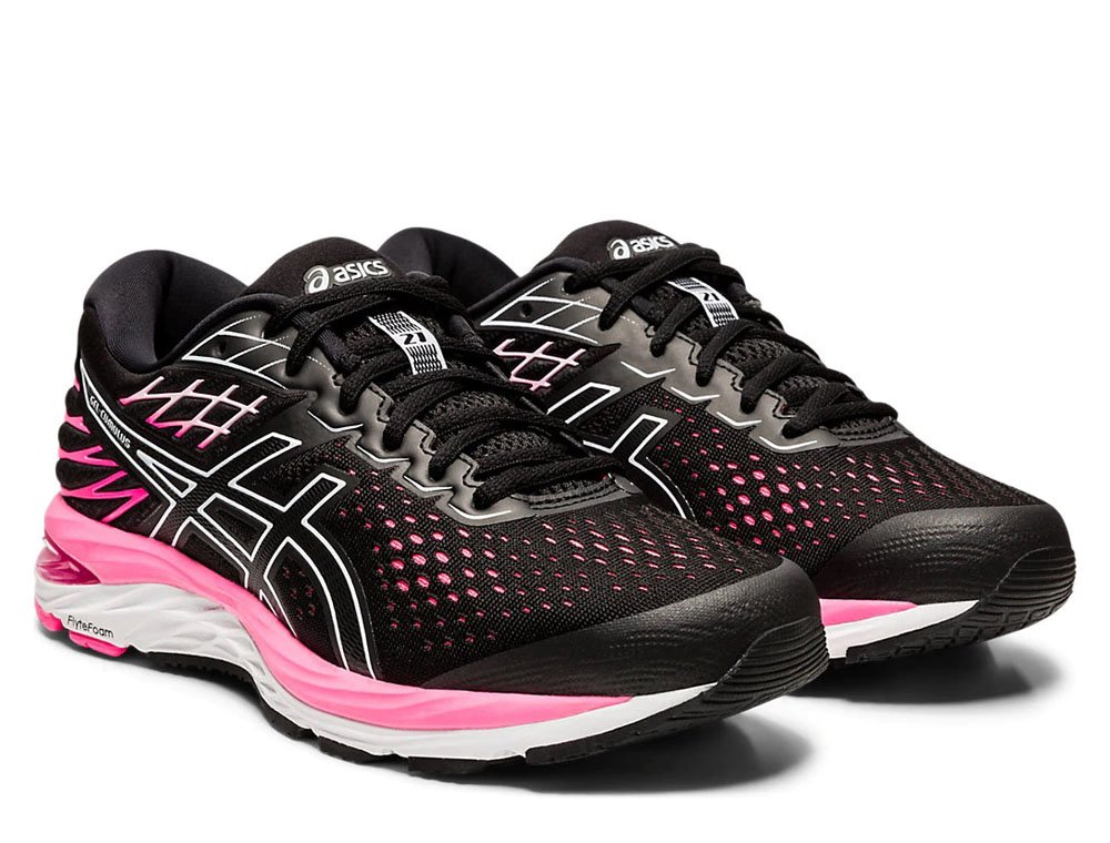 asics gel-cumulus 21 w czarno-różowe asics gel-cumulus 21 w czarno-różowe
