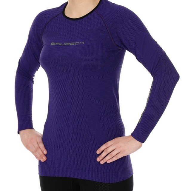 brubeck 3d run pro longsleeve fioletowy brubeck 3d run pro longsleeve fioletowy