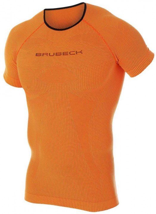 brubeck 3d run short sleeve orange brubeck 3d run short sleeve orange