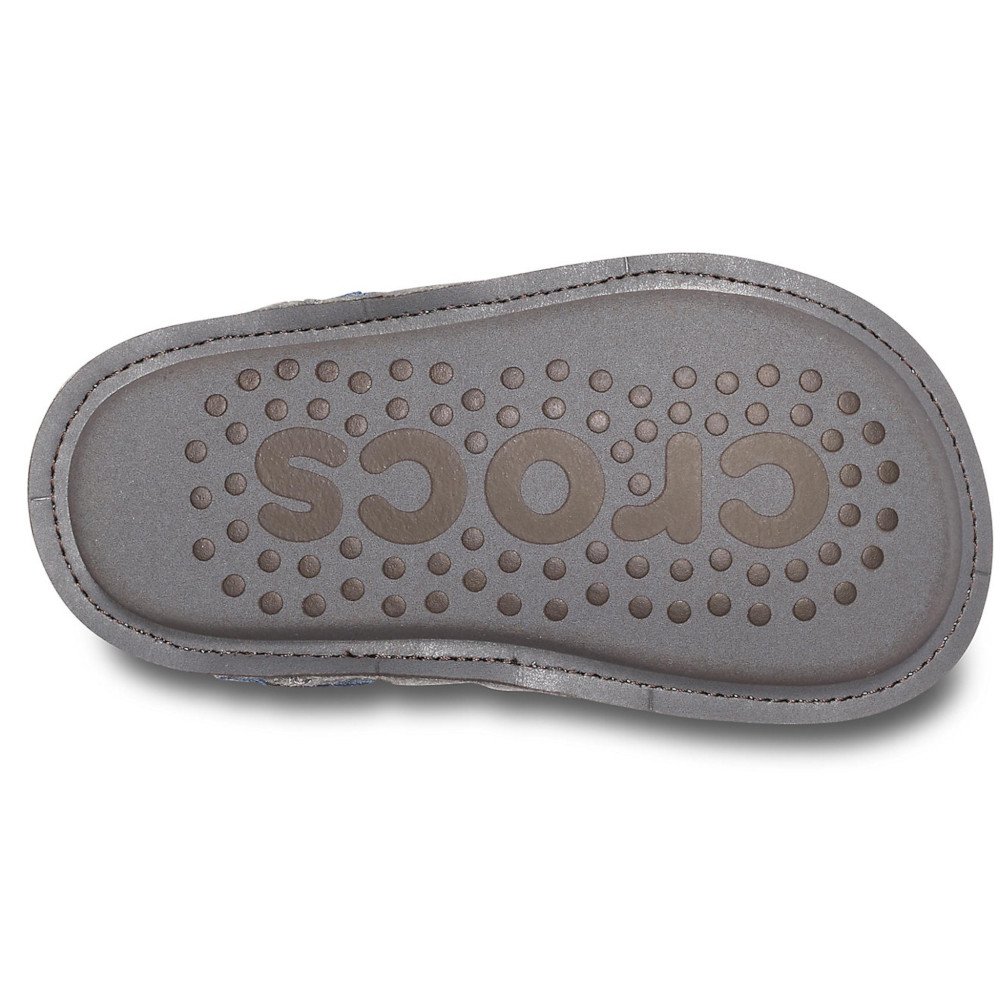 crocs kids classic slipper szaro-niebieskie crocs kids classic slipper szaro-niebieskie