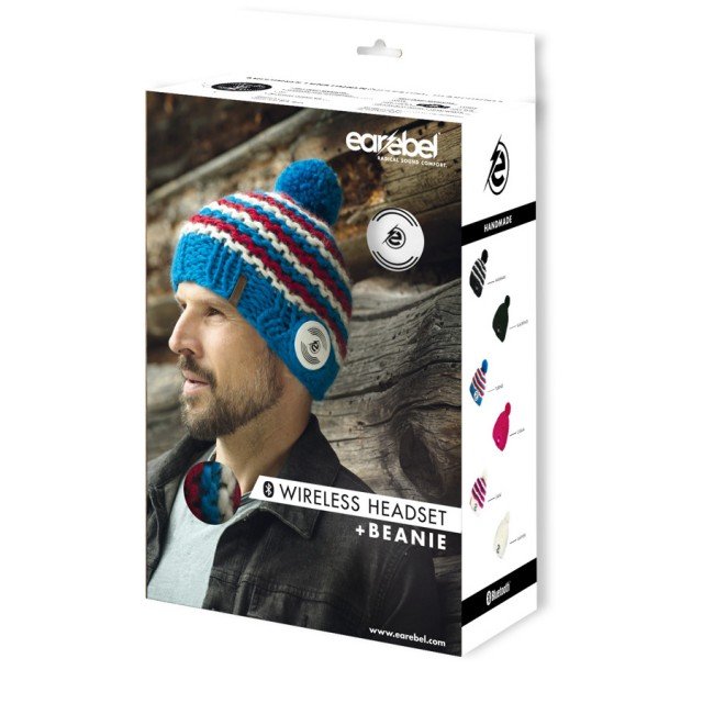 earebel bluetooth handmade striped blue red earebel bluetooth handmade striped blue red