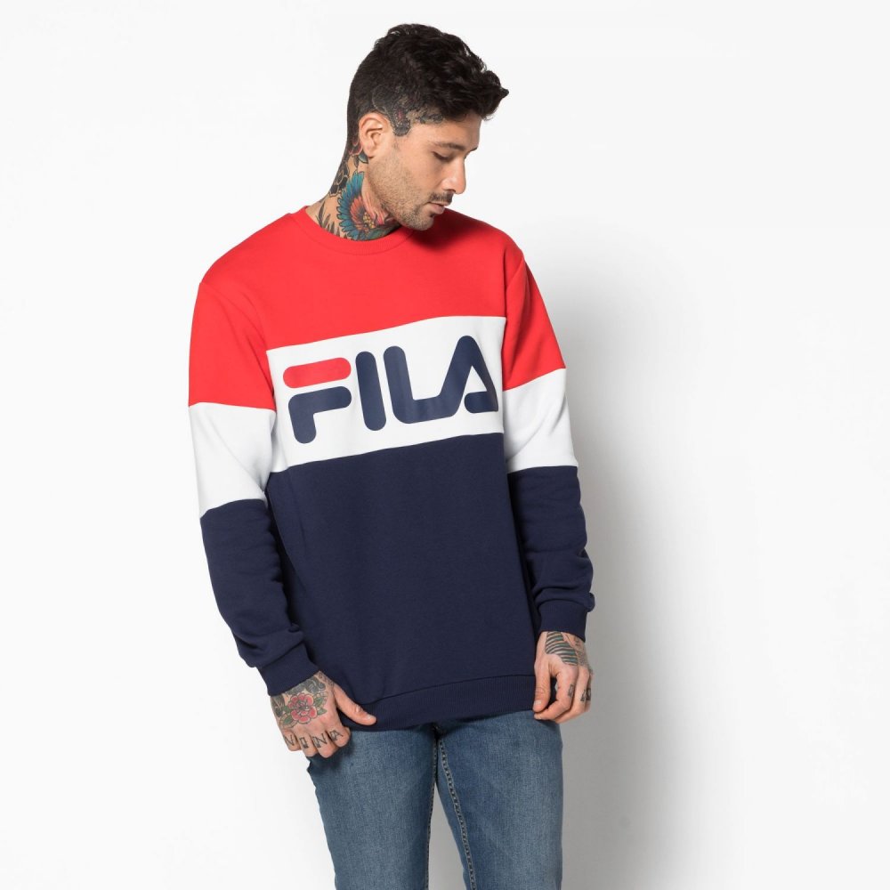 fila straight blocked crew (681255-g06) fila straight blocked crew (681255-g06)