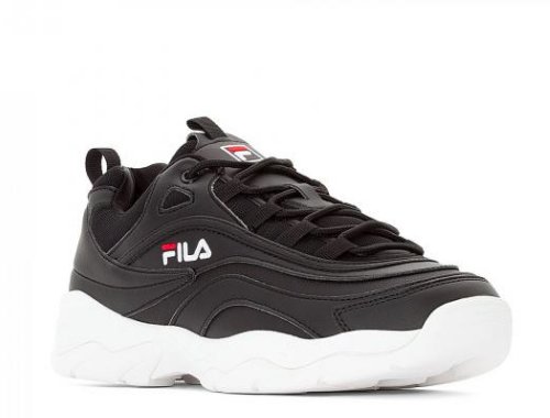 fila ray low męskie czarne (1010561-12a) fila ray low męskie czarne (1010561-12a)