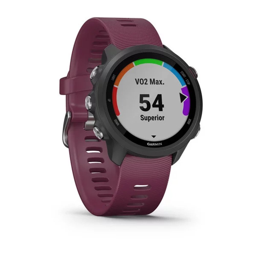 zagarek garmin forerunner 245, gps, eu, bordowy zagarek garmin forerunner 245, gps, eu, bordowy