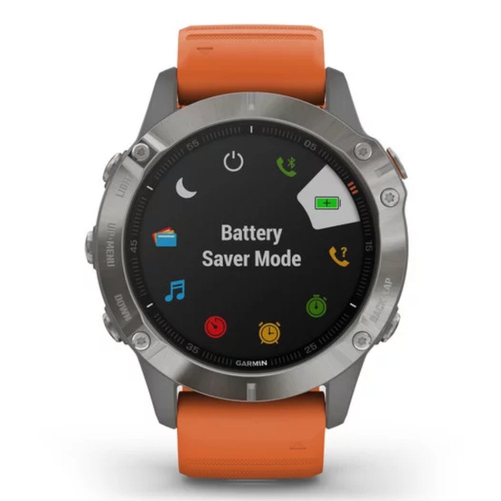 garmin fenix 6 sapphire z pomaraŃczowym paskiem garmin fenix 6 sapphire z pomaraŃczowym paskiem