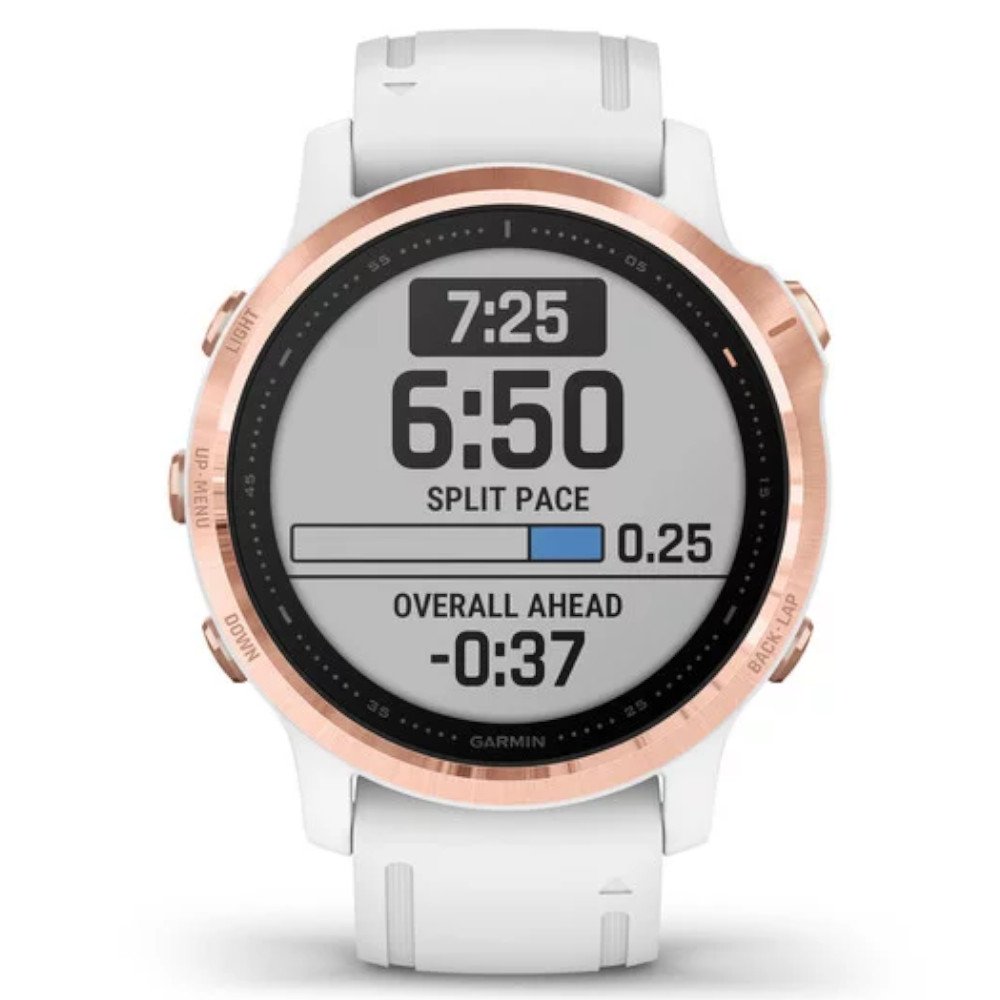 garmin fenix 6s pro róŻowozŁoty z biaŁym paskiem garmin fenix 6s pro róŻowozŁoty z biaŁym paskiem