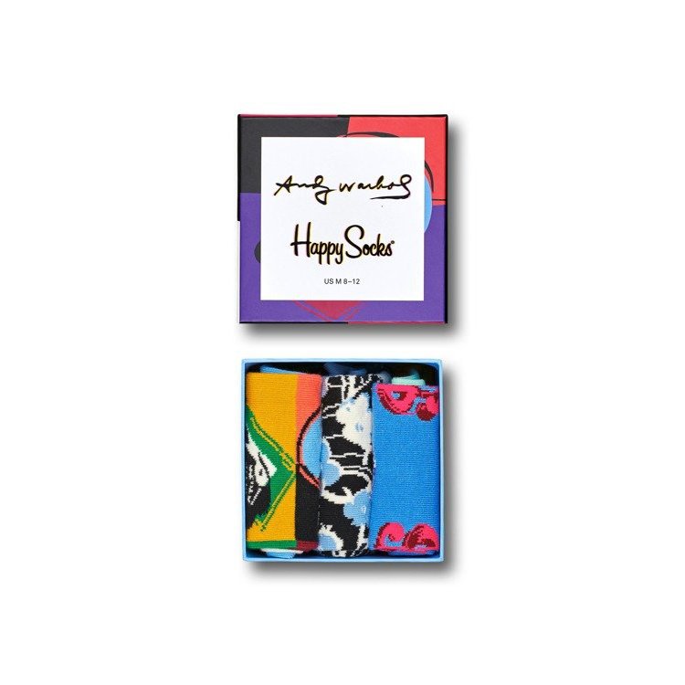 giftbox 3pak skarpetki happy socks x andy warhol giftbox 3pak skarpetki happy socks x andy warhol