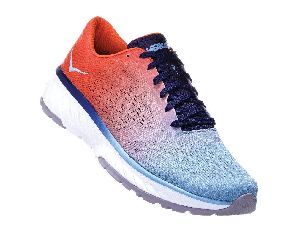 hoka cavu 2 versatile sneaker m czerwono-błękitne hoka cavu 2 versatile sneaker m czerwono-błękitne