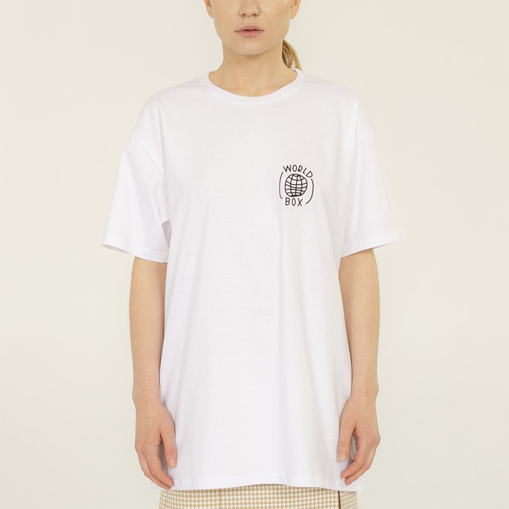 worldbox white smile tee (wbko-smile-wht) worldbox white smile tee (wbko-smile-wht)