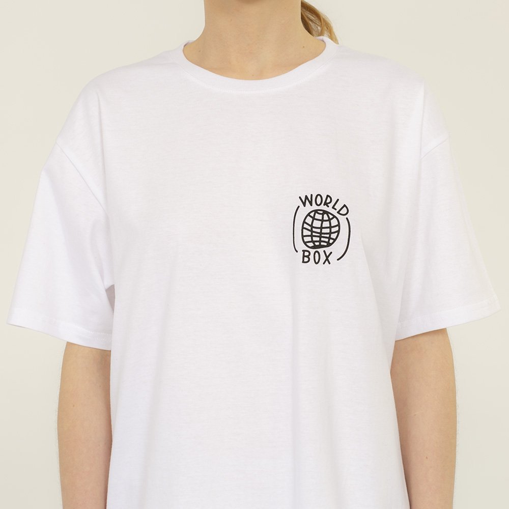 worldbox white smile tee (wbko-smile-wht) worldbox white smile tee (wbko-smile-wht)