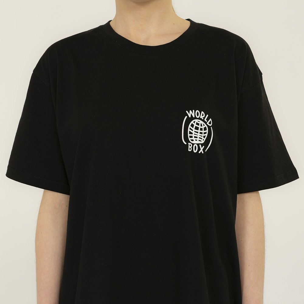 worldbox black smile tee (wbko-smile-blk) worldbox black smile tee (wbko-smile-blk)