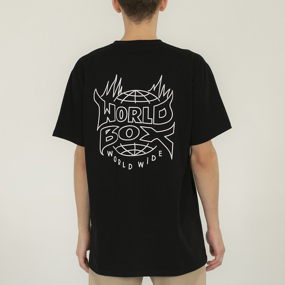 worldbox black flame tee (wbko-flame-blk) worldbox black flame tee (wbko-flame-blk)
