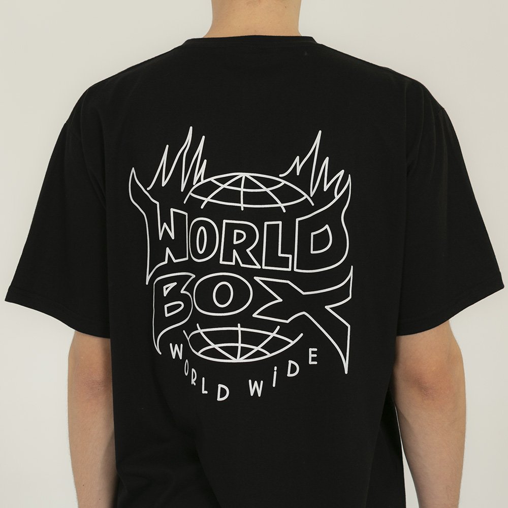 worldbox black flame tee (wbko-flame-blk) worldbox black flame tee (wbko-flame-blk)