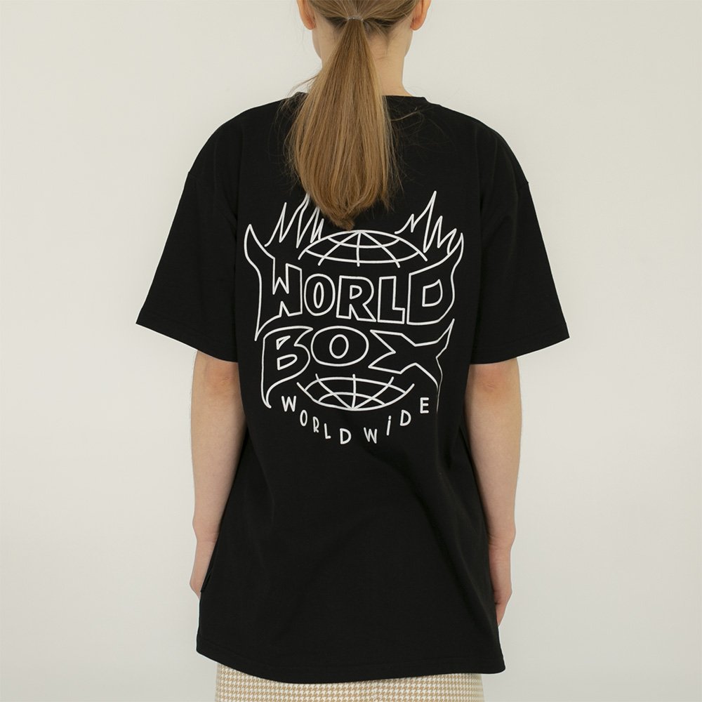 worldbox black flame tee (wbko-flame-blk) worldbox black flame tee (wbko-flame-blk)