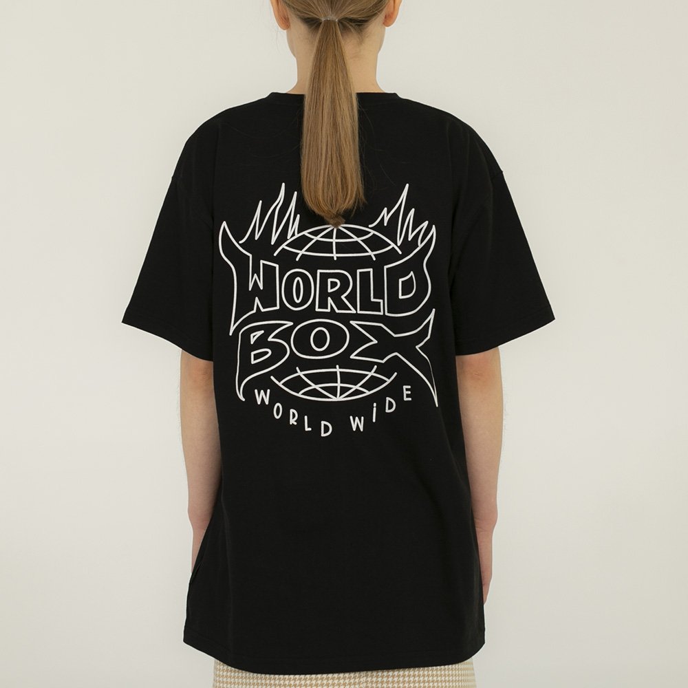 worldbox black flame tee (wbko-flame-blk) worldbox black flame tee (wbko-flame-blk)