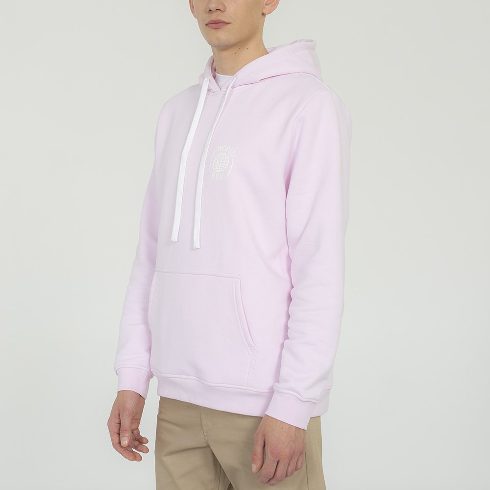 worldbox pink box hoodie (wbbl-world-pnk) worldbox pink box hoodie (wbbl-world-pnk)