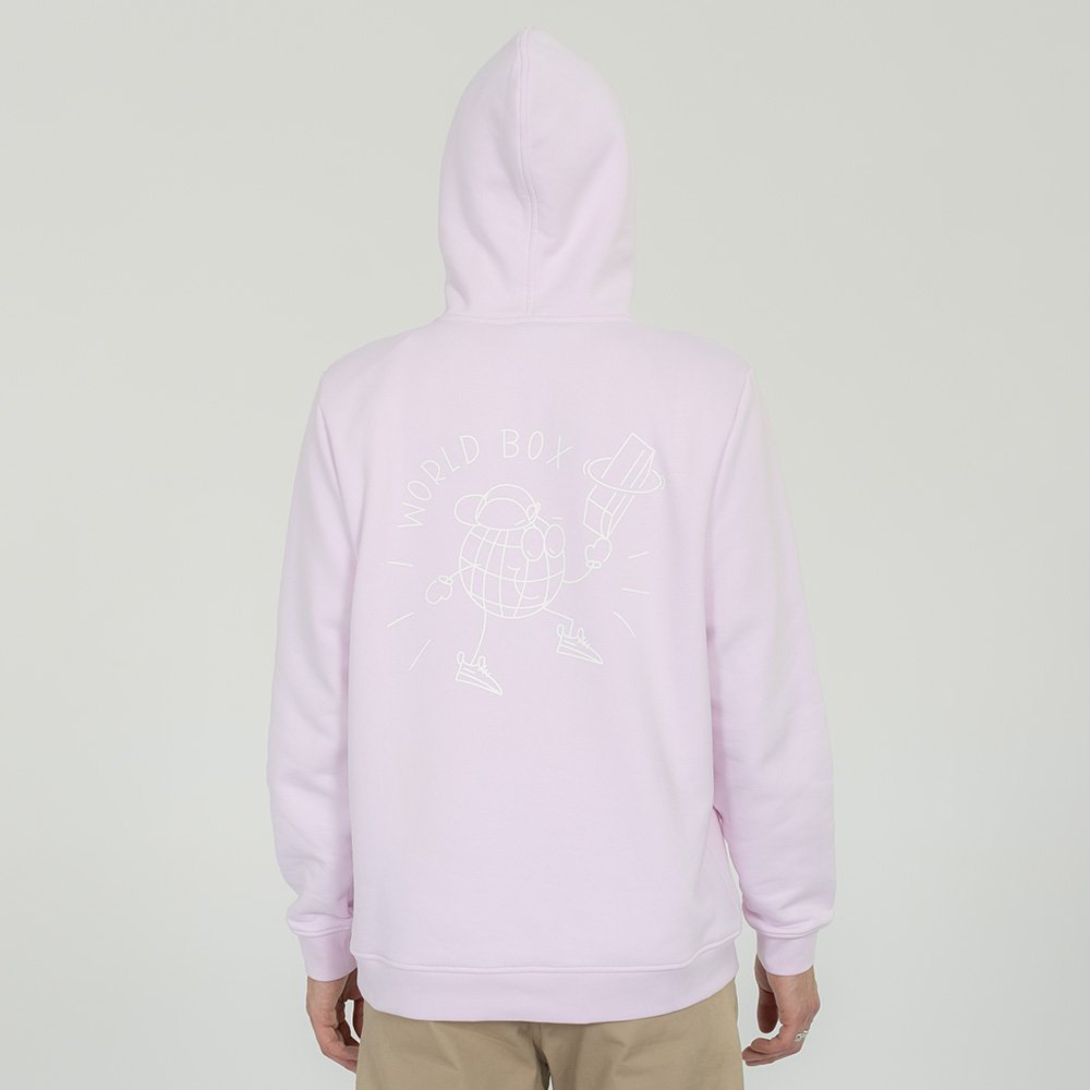 worldbox pink box hoodie (wbbl-world-pnk) worldbox pink box hoodie (wbbl-world-pnk)