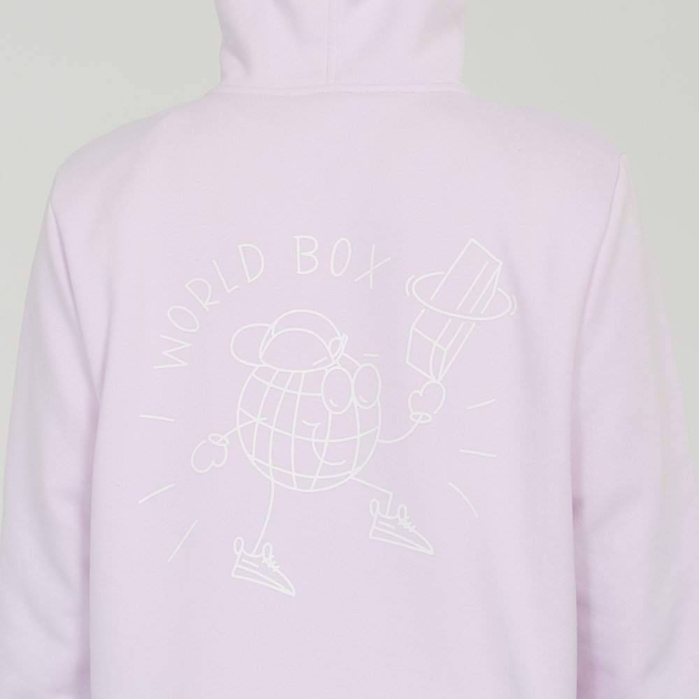 worldbox pink box hoodie (wbbl-world-pnk) worldbox pink box hoodie (wbbl-world-pnk)