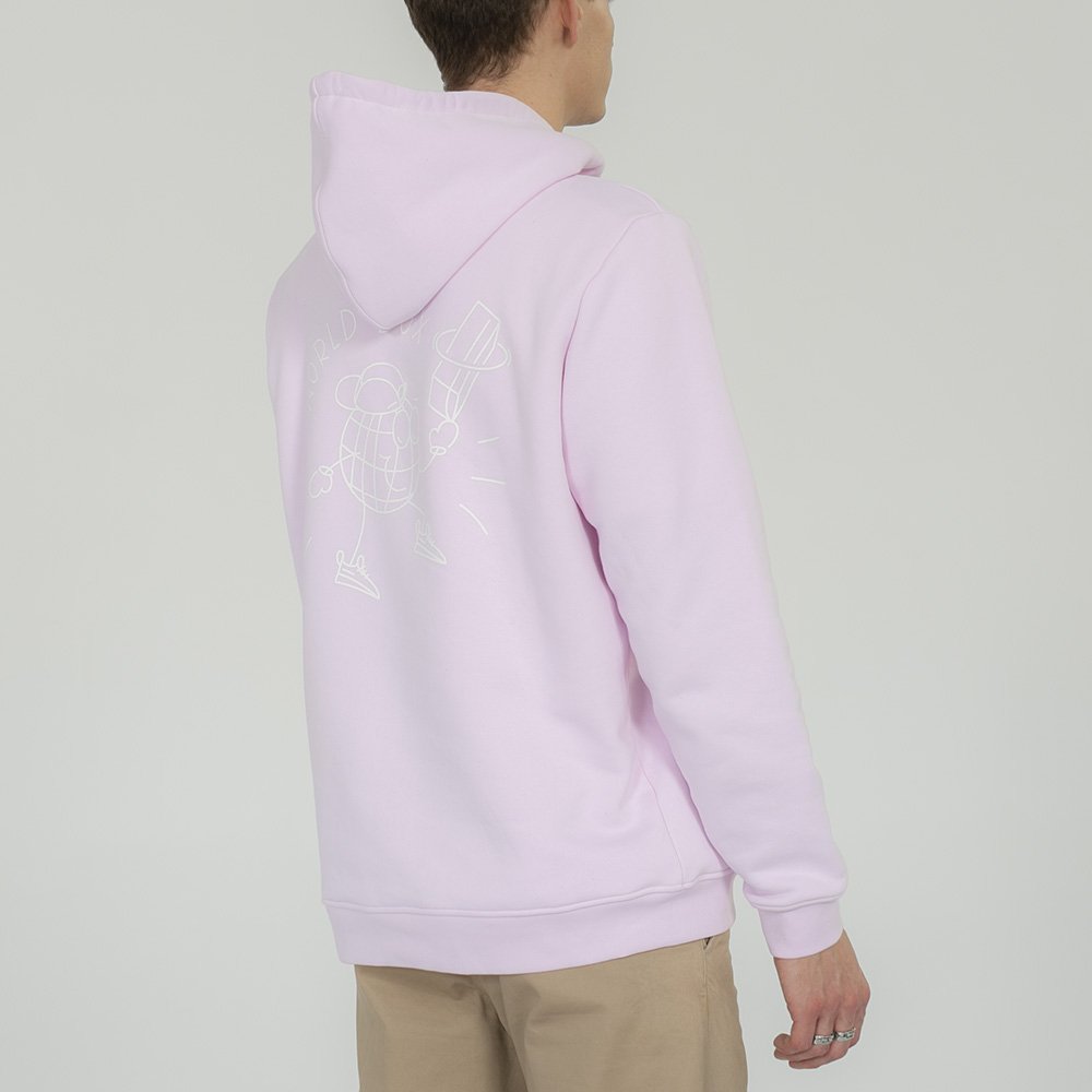 worldbox pink box hoodie (wbbl-world-pnk) worldbox pink box hoodie (wbbl-world-pnk)