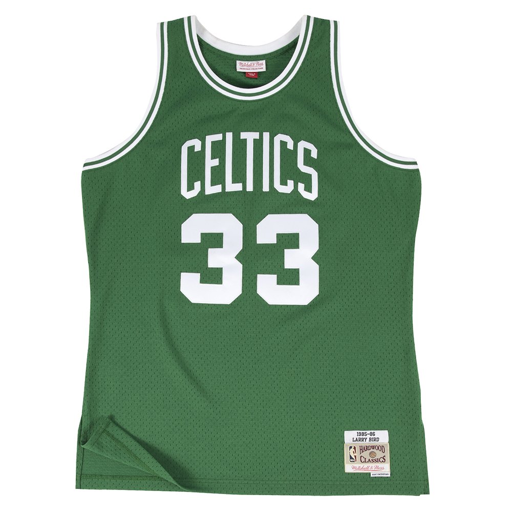 Mitchell & Ness Boston Celtics Larry Bird Yellow Jersey Shorts Set Size  XLarge