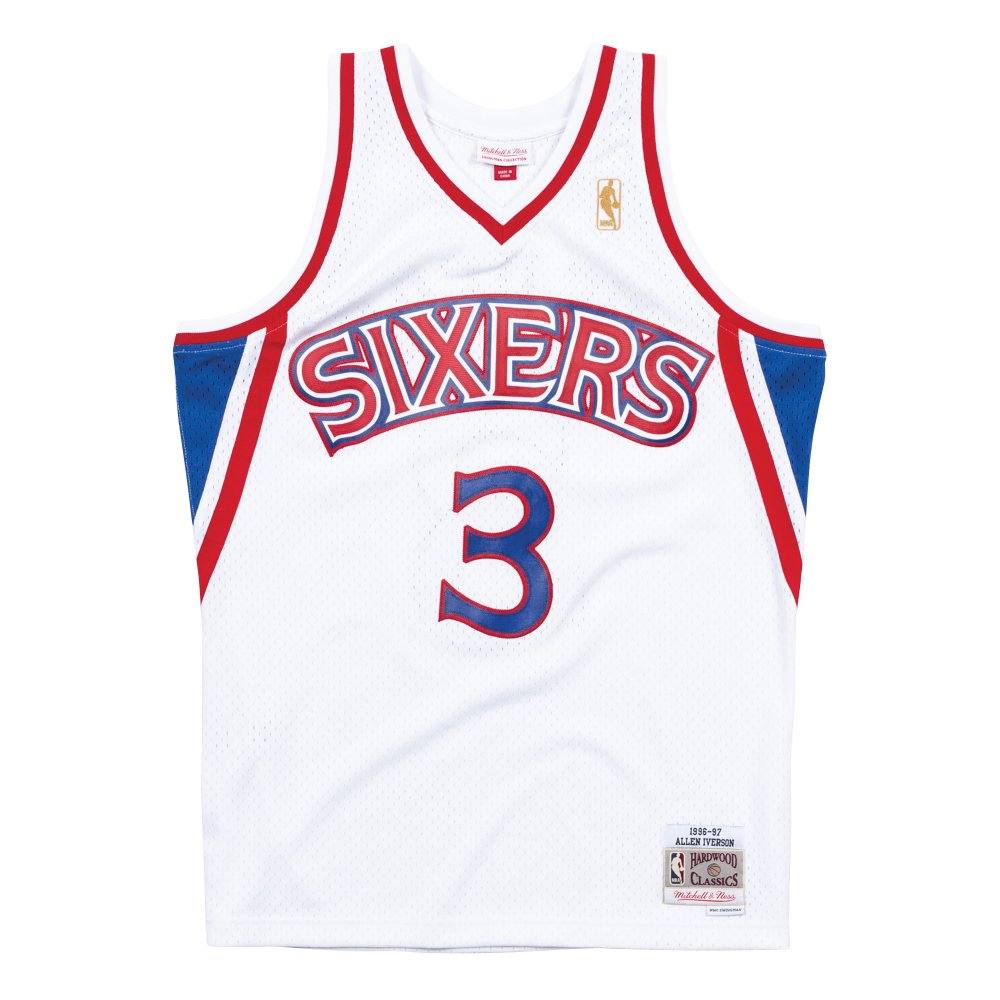 90s USA製 ミッチェル&ネス SIXERS アイバーソン ユニフォーム 90s Champion 