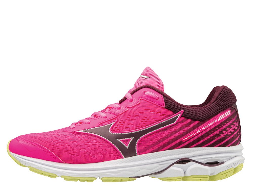 buty mizuno wave rider 22 pink glo / port royale / charlock buty mizuno wave rider 22 pink glo / port royale / charlock