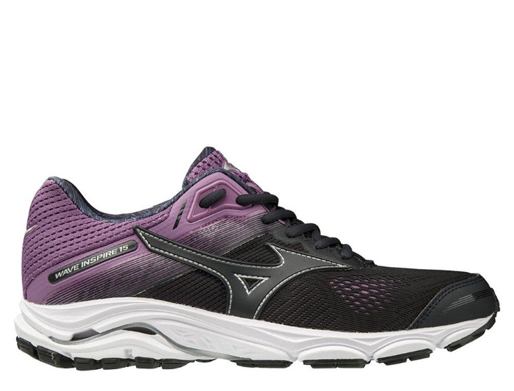 mizuno wave inspire 15 w fioletowo-czarne mizuno wave inspire 15 w fioletowo-czarne