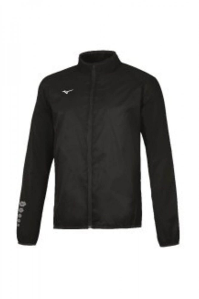 mizuno authentic rain jacket black / yellow fluo mizuno authentic rain jacket black / yellow fluo