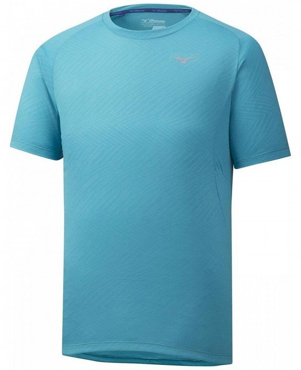 mizuno alpha vent tee peacock blue mizuno alpha vent tee peacock blue