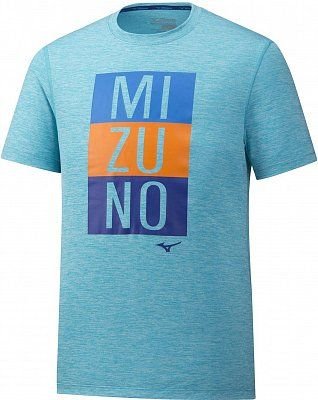 mizuno impulse core tee peacock blue mizuno impulse core tee peacock blue