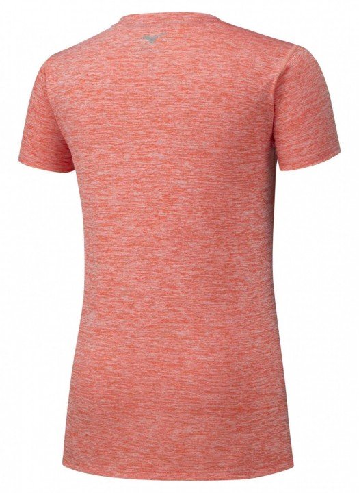 mizuno impulse core tee hot coral mizuno impulse core tee hot coral